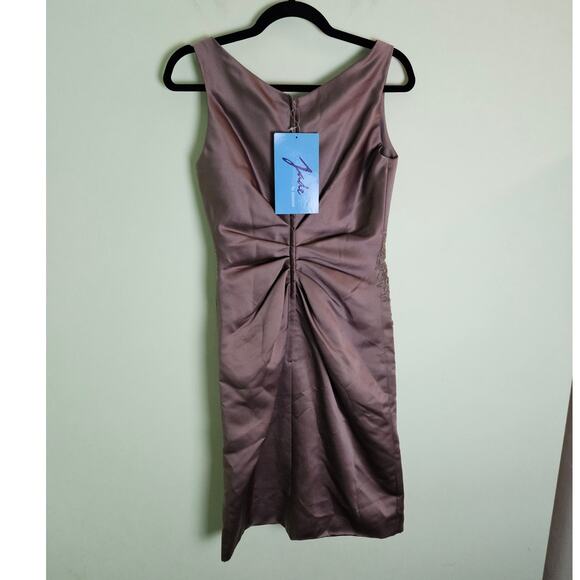 Jade by Jasmine VD Cocktail Dress w/ Matching Cropped Bolero Jacket Size 2 - Picture 6 of 14